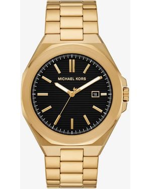 Michael Kors Mk Oversized Callum-Tone Watch - Metallic