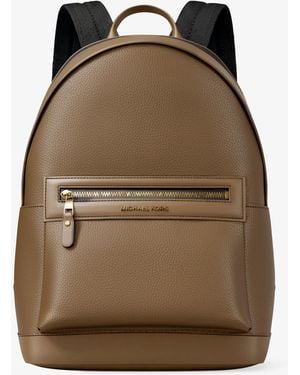 Michael Kors Jet Set Pebbled Leather Backpack - Black