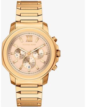 Michael Kors Oversized Prescott-Tone Watch - Metallic