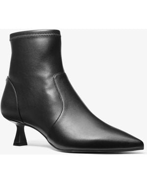 Michael Kors Amali Kitten Boot - White