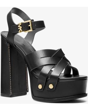 Michael Kors Mk Sandalo Nora - Nero