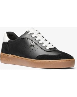 MICHAEL Michael Kors Scotty Leather Trainer - White