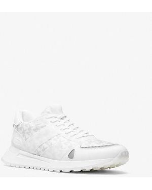 Michael Kors Sneaker Miles con logo - Bianco