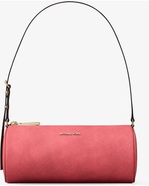 MICHAEL Michael Kors Mk Izzy Small Nubuck Barrel Pochette - Red