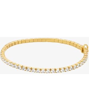 Michael Kors Pavé Stretch Tennis Bracelet - White