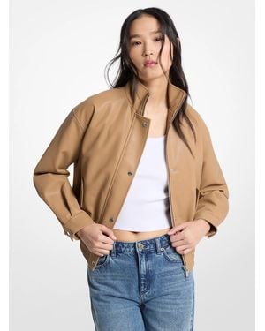 Michael Kors Oversized Blouson Jacket - Blue