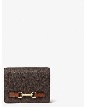 Michael Kors Carson Small Signature Logo Wallet - White