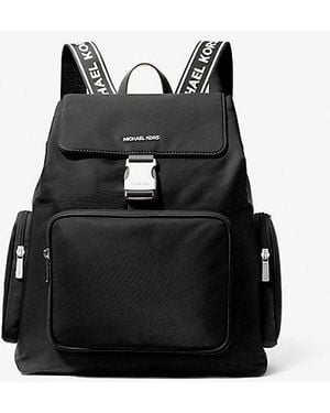 Michael Kors Khai Large Nylon Cargo Backpack - Black