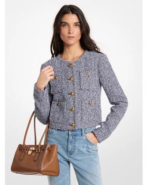 MICHAEL Michael Kors Tweed Jacket - Blue