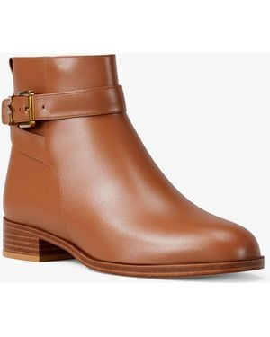 MICHAEL Michael Kors Mk Rachel Leather Ankle Boot - Brown