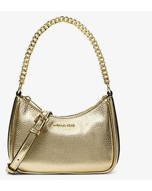 Michael Kors Jet Set Travel Extra-Small Metallic Convertible Crossbody Bag
