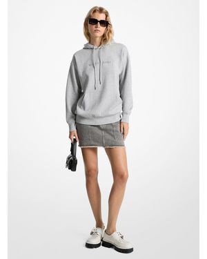 MICHAEL Michael Kors Mksudadera Con Capucha Y Logotipo En Relieve - Gris