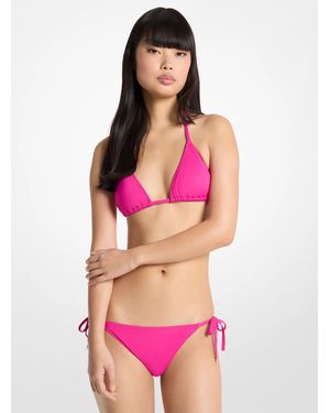 Michael Kors Triangle Bikini Top - Pink