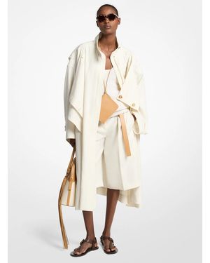 Michael Kors Michael Kors Linen Wind Coat - Natural