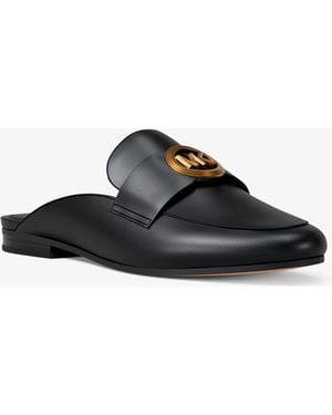 MICHAEL Michael Kors Mk Mckenzie Leather Mule - Black