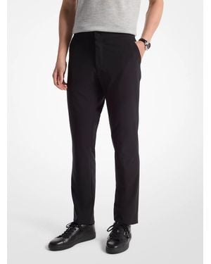 Michael Kors Mk Woven Tech Trousers - Black