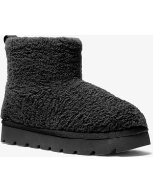 Michael Kors Winnie Faux Shearling Boot - Black
