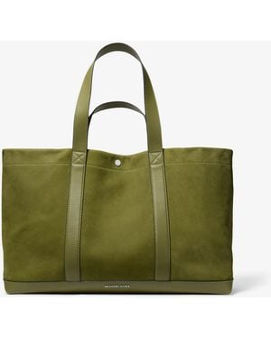 Michael Kors Mk Whitley Medium Nubuck Tote Bag - Green