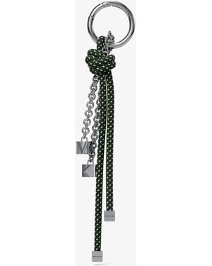 MICHAEL Michael Kors Mk-Tone And Speckled Cord Bag Charm - Blue
