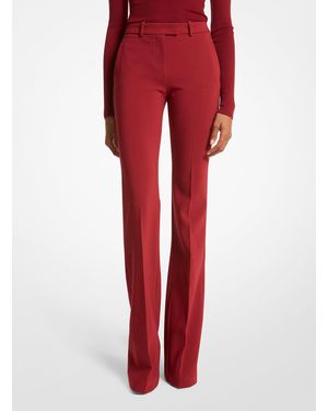 Michael Kors Mk Pantalone Svasato Haylee - Rosso
