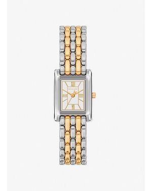 Michael Kors Petite Essex Two-Tone Watch - White