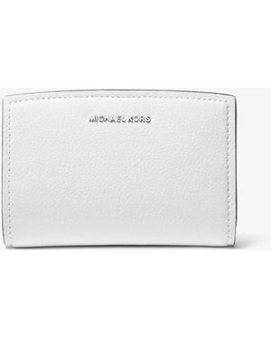 MICHAEL Michael Kors Mk Bryant Medium Pebbled Leather Wallet - White