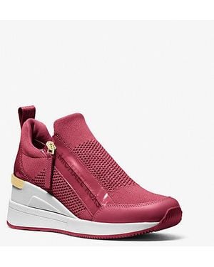Michael Kors Willis Stretch Knit Sneaker - Pink