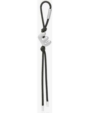 MICHAEL Michael Kors Mk Initial-Tone And Speckled Cord Bag Charm - Blue