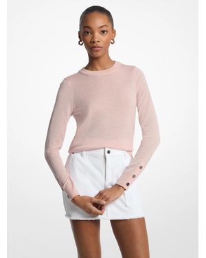 MICHAEL Michael Kors Mk Merino Wool Jumper - Red