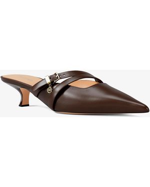 Michael Kors Yvette Kitten Mule - Brown