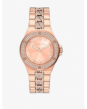 Michael Kors Lennox Pavé-Tone Watch - White