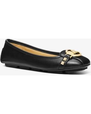 Michael Kors Outlet Mk Fulton Studded Moccasin - White