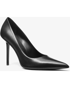 Michael Kors Mk Winona Leather Pump - Black