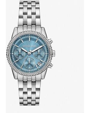 Michael Kors Mk Mini Bryant-Tone Watch - Blue