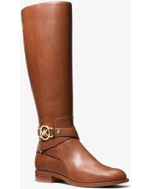 MICHAEL Michael Kors Mkbota De Montar Rory De Piel - Marrón