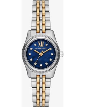 Michael Kors Lexington Three-hand Stainless Steel Watch 26mm - Blue
