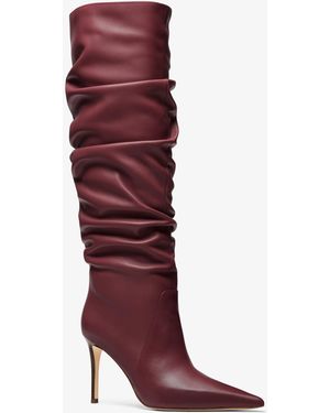 MICHAEL Michael Kors Dawn Heeled Boot - Red