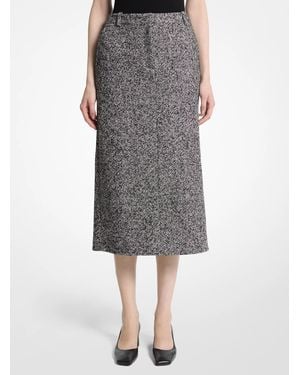 Michael Kors Michael Kors Tweed Trouser Skirt - Gray