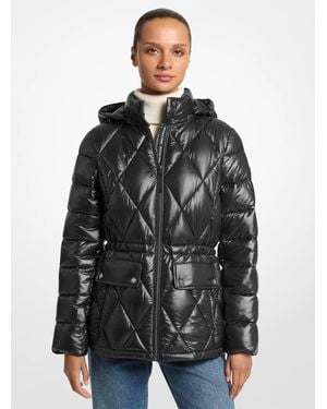 MICHAEL Michael Kors Michael Kors Packable Quilted Puffer Jacket - Black