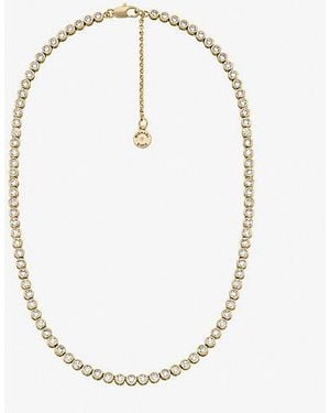 Michael Kors Cubic Zirconia Necklace - White