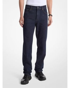 Michael Kors Mk Jeans Finn A Gamba Dritta - Blu
