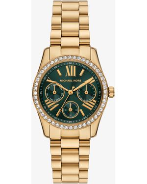 Michael Kors Mk Mini Lexington Pavé-Tone Watch - Metallic