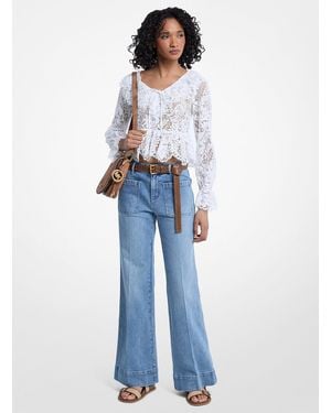 MICHAEL Michael Kors Mkvaqueros Violette De Denim Elástico - Azul