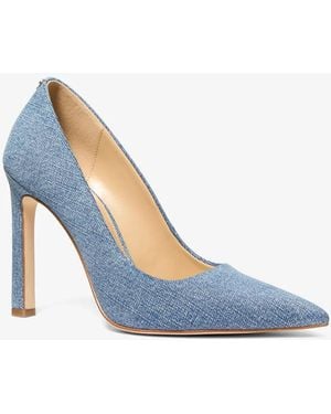 MICHAEL Michael Kors Michael Kors Amara Denim Pump - Blue