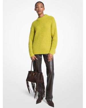 MICHAEL Michael Kors Mk Textured Knit Jumper - Yellow