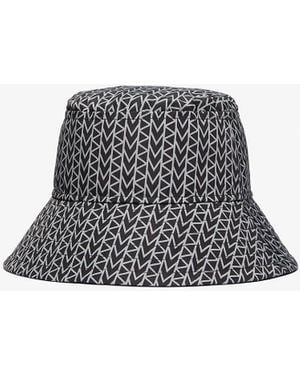 Michael Kors Mk2000 Logo Jacquard Bucket Hat - White