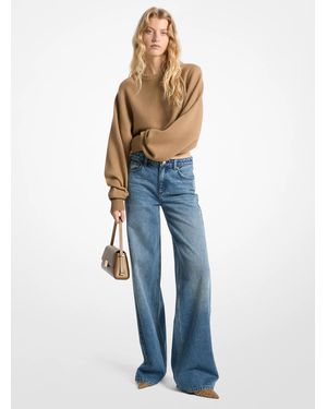 MICHAEL Michael Kors Denim Wide-Leg Jeans - Blue