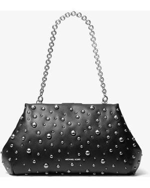Michael Kors Mk Clutch Goldie Grande - Bianco