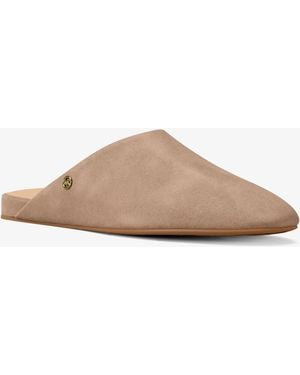 Michael Kors Cady Suede Mule - Natural