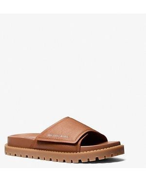 Michael Kors Luka Slide Sandal - Brown